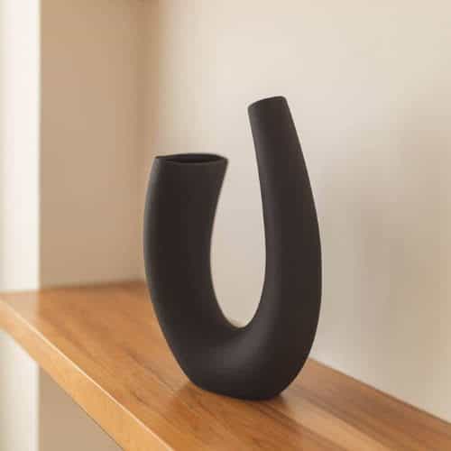 Χειροποίητο διακοσμητικό κεραμικό βάζο