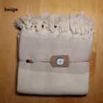 Πετσέτα θαλάσσης σε χρώμα μπεζ