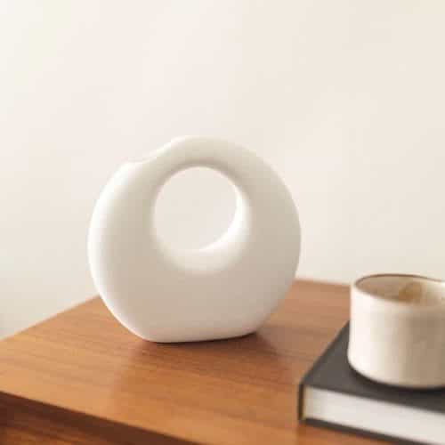 Χειροποίητο διακοσμητικό κεραμικό βάζο