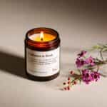 Xειροποίητο φυσικό αρωματικό κερί Cashmere & Musk 100g