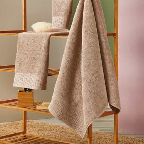 Σετ πετσέτες μπάνιου καφέ