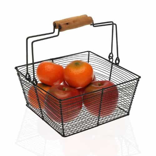 Φρουτιέρα μεταλλική μαύρη