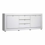 Μπουφές μελαμίνης Ocean Megapap χρώμα λευκό 210x45x86εκ. - Image 3