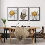 Πίνακας "Plants" Megapap 3 τμχ. σε πλαίσιο 35x45x2εκ. - Image 2
