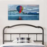 Πίνακας σε καμβά "Air Balloon" Megapap ψηφιακής εκτύπωσης 120x60x3εκ. - Image 2
