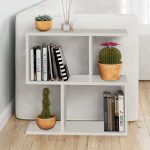 Βοηθητικό τραπεζάκι Homemania Megapap χρώμα λευκό 60x20x60εκ. - Image 2