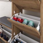 Παπουτσοθήκη Dude Megapap χρώμα ανοιχτό καρυδί 104,8x26x118,5εκ. - Image 4