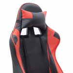 Καρέκλα γραφείου Gaming Alonso Megapap από τεχνόδερμα χρώμα κόκκινο - μαύρο 67x70x125/135 εκ. - Image 8