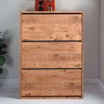 Παπουτσοθήκη μελαμίνης Nave Megapap 18 ζευγών χρώμα pine oak 73,6x24x110εκ. - Image 4