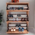 Παπουτσοθήκη μελαμίνης Nave Megapap 18 ζευγών χρώμα pine oak 73,6x24x110εκ. - Image 5
