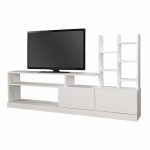 Σύνθεση τηλεόρασης Pesaro Megapap χρώμα λευκό 165x25x91,3εκ. - Image 4