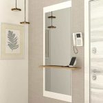 Καθρέπτης τοίχου Piyar Μegapap χρώμα λευκό 60x14,6x150εκ. - Image 2