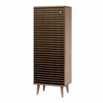 Παπουτσοθήκη - ντουλάπι Soho Megapap από μελαμίνη χρώμα sonoma 50x38x135εκ. - Image 4