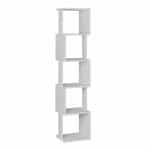 Βιβλιοθήκη Piri Megapap από μελαμίνη χρώμα λευκό 35x30x161εκ. - Image 2