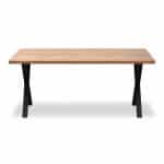 Τραπέζι Jeremy Megapap Mdf - μεταλλικό χρώμα ακακίας 160x80x75εκ. - Image 3