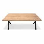 Τραπέζι Jeremy Megapap Mdf - μεταλλικό χρώμα ακακίας 160x80x75εκ. - Image 4