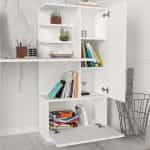 Γραφείο εργασίας Merino Megapap χρώμα λευκό 149,5x61,8x120εκ. - Image 4