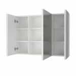 Καθρέπτης μπάνιου Base Μegapap χρώμα λευκό 90x17,1x65εκ. - Image 2