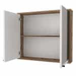 Καθρέπτης μπάνιου Lilian Μegapap χρώμα atlantic pine 75x14,6x65εκ. - Image 2