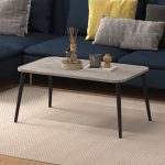 Τραπεζάκι σαλονιού Soul Megapap από μελαμίνη χρώμα γκρι ρετρό 90x55x41εκ. - Image 3