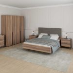 Κρεβάτι Oryana Megapap χρώμα καρυδί 160x200εκ. - Image 4