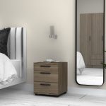 Κομοδίνο - συρταριέρα γραφείου Roco Megapap χρώμα καρυδί 40x39x57εκ. - Image 5