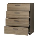 Συρταριέρα Velika Megapap χρώμα καρυδί 73x44x96εκ. - Image 2