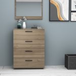 Συρταριέρα Velika Megapap χρώμα καρυδί 73x44x96εκ. - Image 6