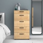 Συρταριέρα Helia Megapap χρώμα φυσικό οξιάς 60x44x108εκ. - Image 7