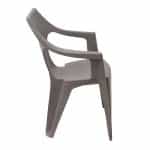 Πολυθρόνα πολυπροπυλενίου Dante χρώμα cappuccino 57x55x79εκ. - Image 5