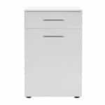 Ντουλάπι - Καλάθι απλύτων Diamond Megapap χρώμα λευκό gloss 52x38x83εκ. - Image 5
