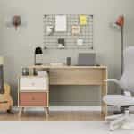 Γραφείο εργασίας Terra Megapap χρώμα florida oak 129x55x75εκ. - Image 3