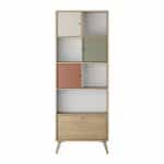 Βιβλιοθήκη Terra Megapap χρώμα florida oak 67x30x181εκ. - Image 4
