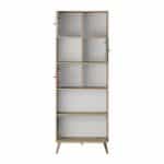 Βιβλιοθήκη Terra Megapap χρώμα florida oak 67x30x181εκ. - Image 5
