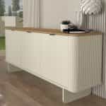 Μπουφές Bohema Megapap χρώμα ivory - sepet oak 180x47x76,6εκ. - Image 4
