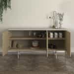 Μπουφές Rebel Megapap χρώμα rota oak - sandstone 150x45x76,5εκ. - Image 2