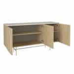 Μπουφές Rebel Megapap χρώμα rota oak - sandstone 150x45x76,5εκ. - Image 7