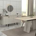 Μπουφές Sevilla Megapap χρώμα sandstone - travertine 150x44,6x72,2εκ. - Image 5