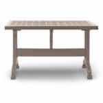 Σετ τραπεζαρία κήπου Callan Megapap 5τμχ πολυπροπυλενίου τραπέζι 140x70 - πολυθρόνα recycled χρώμα cappuccino S_GP046-0003,2+GP046-0001,3x4 - Image 7