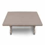 Σετ τραπεζαρία κήπου Callan Megapap 5τμχ πολυπροπυλενίου τραπέζι 140x70 - πολυθρόνα recycled χρώμα cappuccino S_GP046-0003,2+GP046-0001,3x4 - Image 8