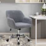 Καρέκλα γραφείου Lana Megapap υφασμάτινη χρώμα γκρι 61x61x80/90εκ. - Image 3