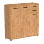 Παπουτσοθήκη - ντουλάπι Polly Megapap χρώμα pine oak 108x35x108εκ. - Image 5