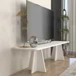 Έπιπλο τηλεόρασης Sugar Megapap χρώμα λευκό 150x29,6x36,8εκ. - Image 3