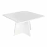 Τραπεζάκι σαλονιού Sugar Megapap χρώμα λευκό 60x60x36,8εκ. - Image 5