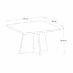 Τραπεζάκι σαλονιού Sugar Megapap χρώμα λευκό 60x60x36,8εκ. - Image 6