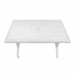 Τραπέζι πολυπροπυλενίου Callan Megapap χρώμα λευκό 140x80x73εκ. - Image 4