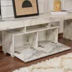 Έπιπλο τηλεόρασης Enclave Megapap χρώμα εφέ μαρμάρου 180x31,3x50εκ. - Image 3