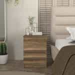 Κομοδίνο Breve Megapap χρώμα καρυδί 39,8x41,8x55εκ. - Image 4