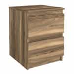 Κομοδίνο Breve Megapap χρώμα καρυδί 39,8x41,8x55εκ. - Image 5