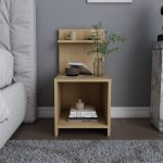 Κομοδίνο Ulman Megapap χρώμα sapphire oak 35x37x72εκ. - Image 3